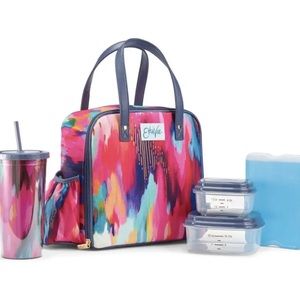 Fit & Fresh ETTA VEE Lunch Tote Artist Collection By Etta Vee - 5 Piece Set